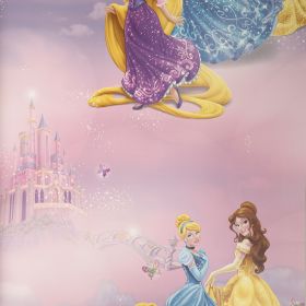 Papel pintado Princesas Disney Star